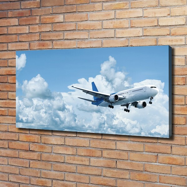 Wandbild Ein Flugzeug am Himmel