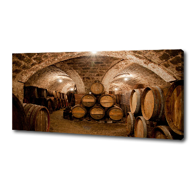 Fotobild Fässer im Weinberg