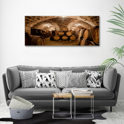 Fotobild Fässer im Weinberg