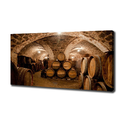 Fotobild Fässer im Weinberg