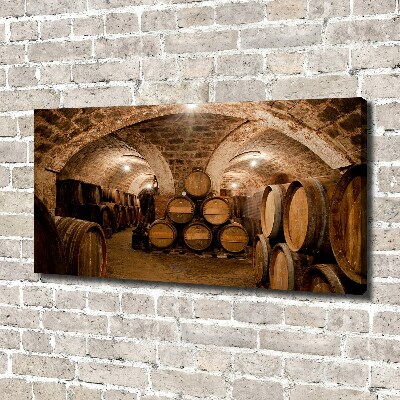 Fotobild Fässer im Weinberg