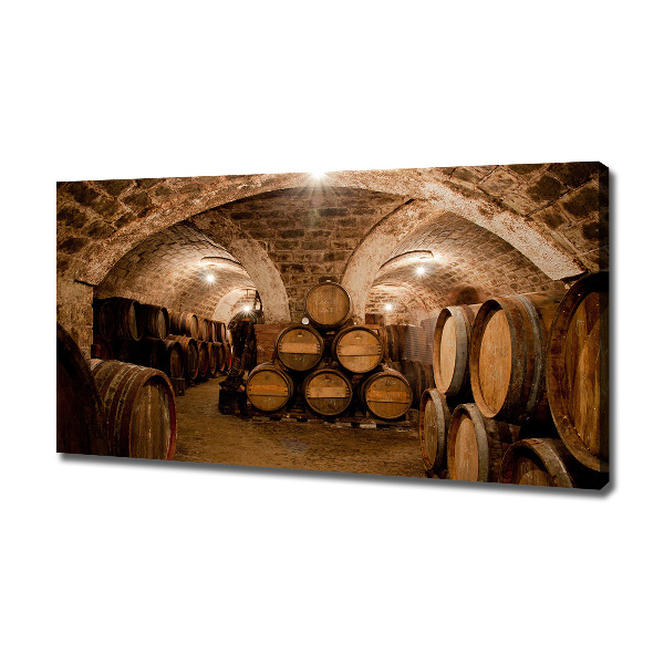 Fotobild Fässer im Weinberg