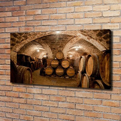 Fotobild Fässer im Weinberg