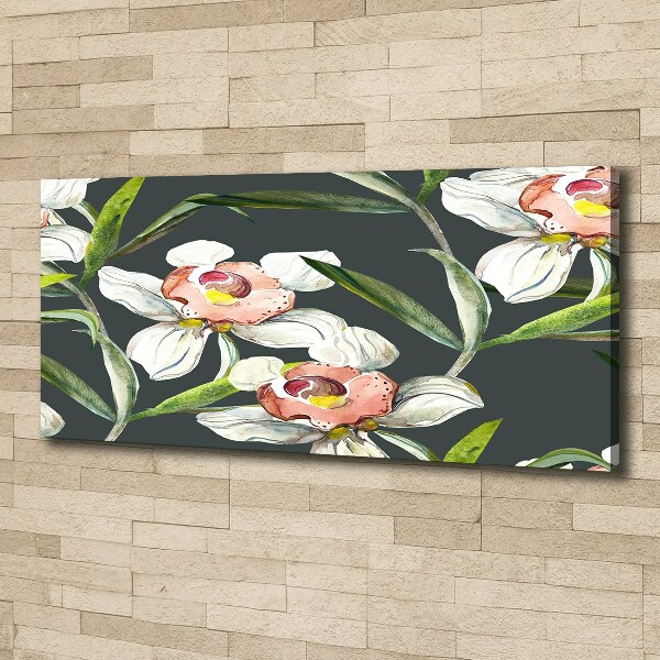 Wandbild Blumenmuster