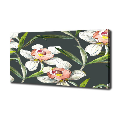 Wandbild Blumenmuster