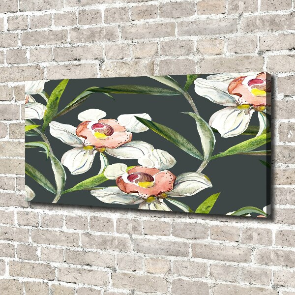 Wandbild Blumenmuster
