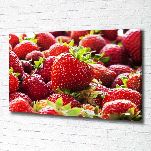 Bild auf leinwand Erdbeeren