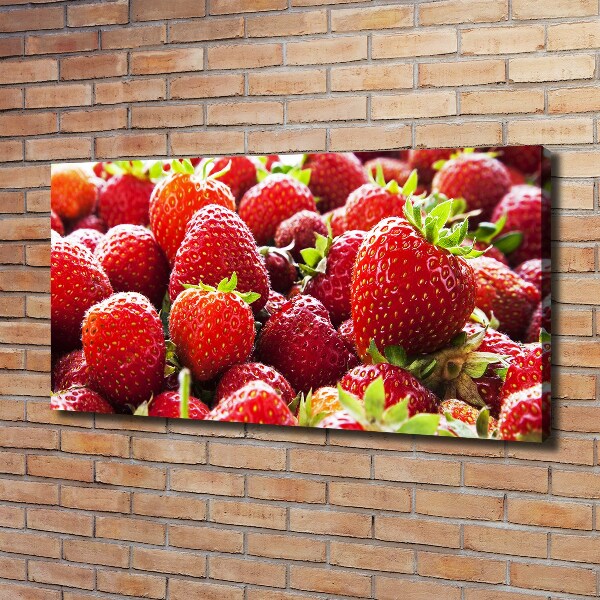 Bild auf leinwand Erdbeeren