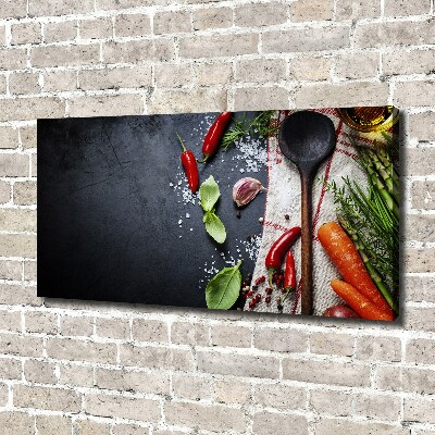 Wandbild Zutaten
