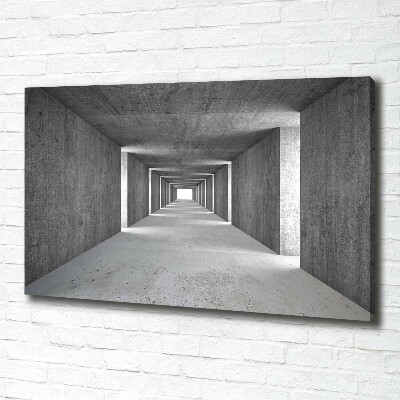 Wandbild Betontunnel