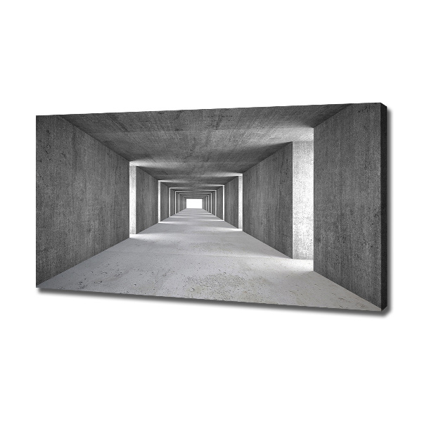 Wandbild Betontunnel