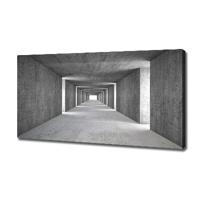 Wandbild Betontunnel