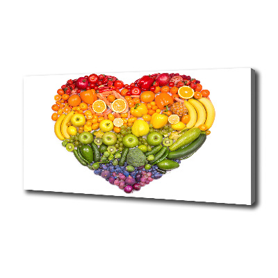 Bild auf leinwand Gemüseherz