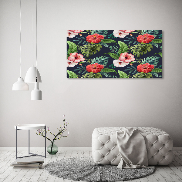 Bild auf leinwand Tropische Blumen
