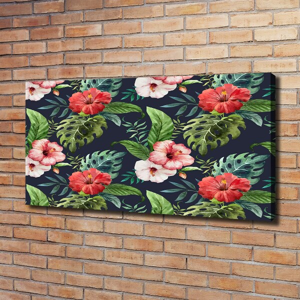 Bild auf leinwand Tropische Blumen