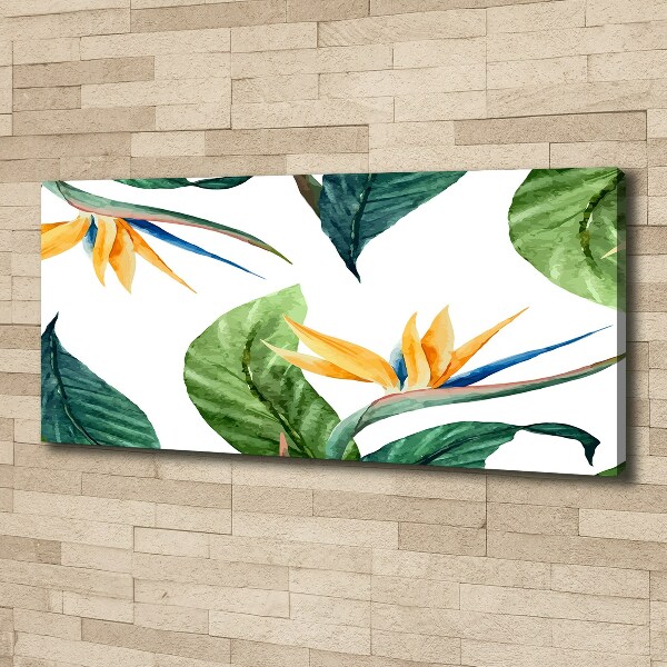 Wandbild Tropische Blumen