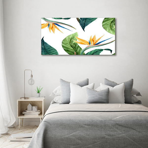 Wandbild Tropische Blumen