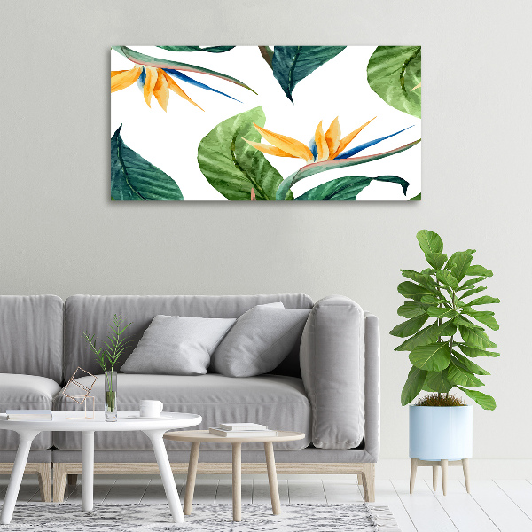 Wandbild Tropische Blumen