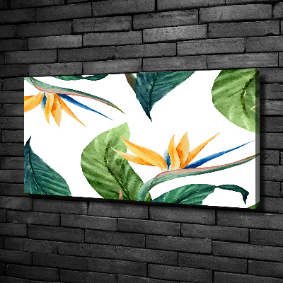 Wandbild Tropische Blumen