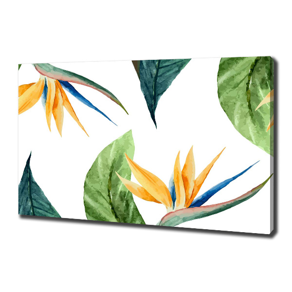 Wandbild Tropische Blumen