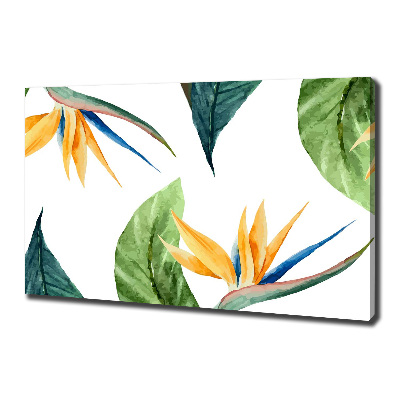 Wandbild Tropische Blumen