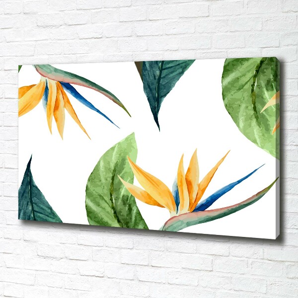 Wandbild Tropische Blumen