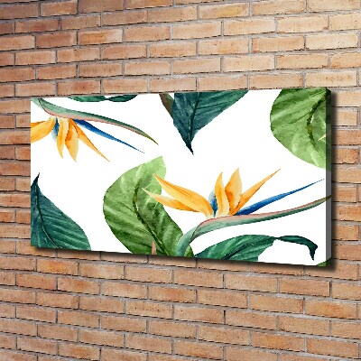 Wandbild Tropische Blumen