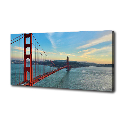 Bild auf leinwand San Francisco Brücke