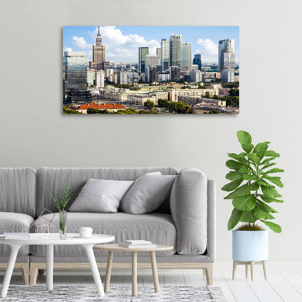 Wandbild Warschau, Polen