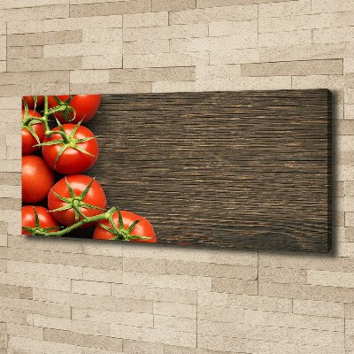 Wandbild Tomaten auf Holz