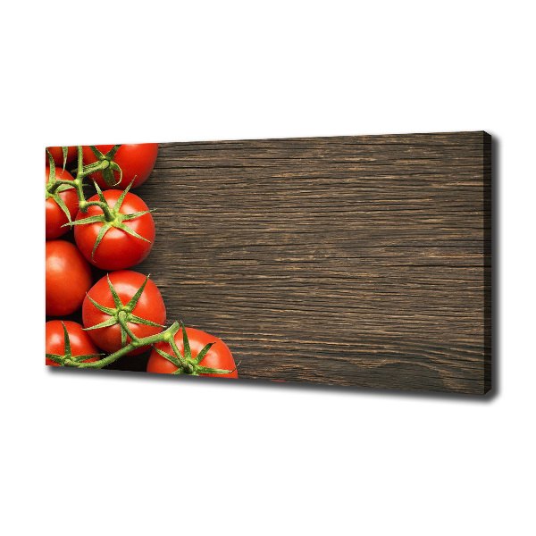 Wandbild Tomaten auf Holz