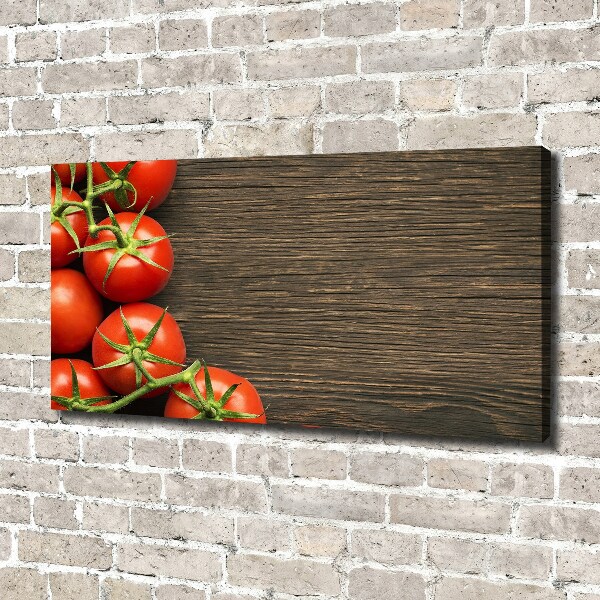 Wandbild Tomaten auf Holz