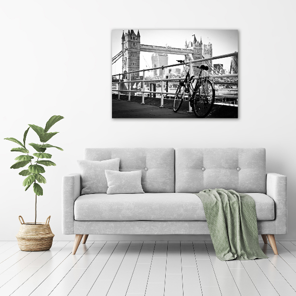 Bild auf leinwand Radfahren in London