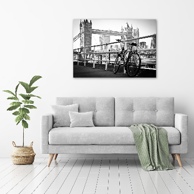 Bild auf leinwand Radfahren in London