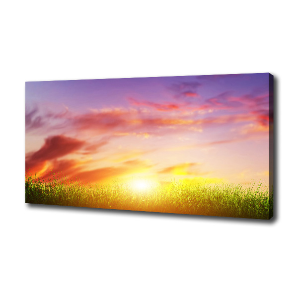Wandbild Sonnenuntergang