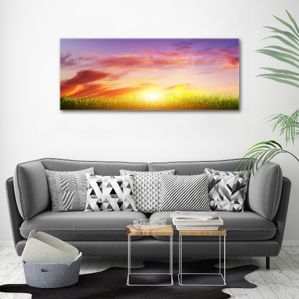 Wandbild Sonnenuntergang