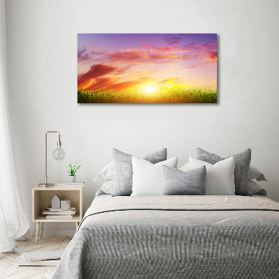 Wandbild Sonnenuntergang