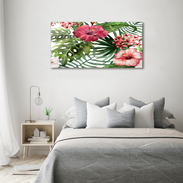 Bild auf leinwand Tropische Blumen