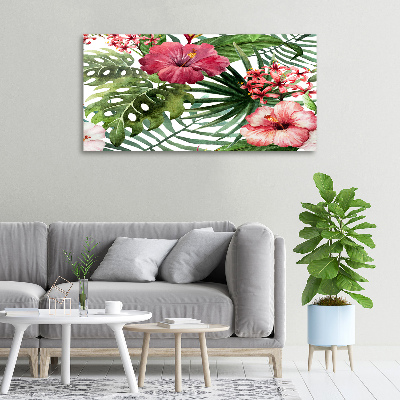 Bild auf leinwand Tropische Blumen