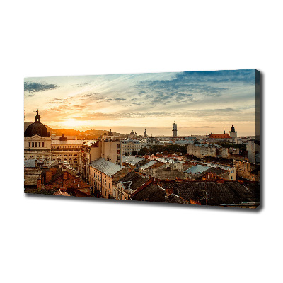 Wandbild Sonnenaufgang in Lemberg