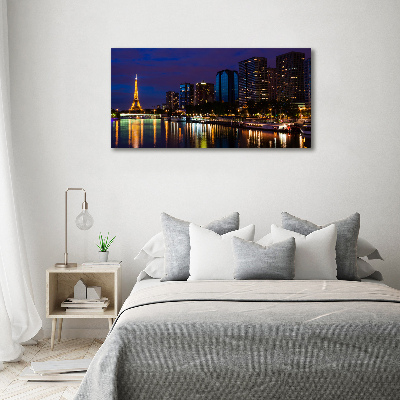 Bild auf leinwand Paris bei Nacht