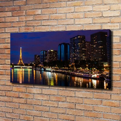 Bild auf leinwand Paris bei Nacht