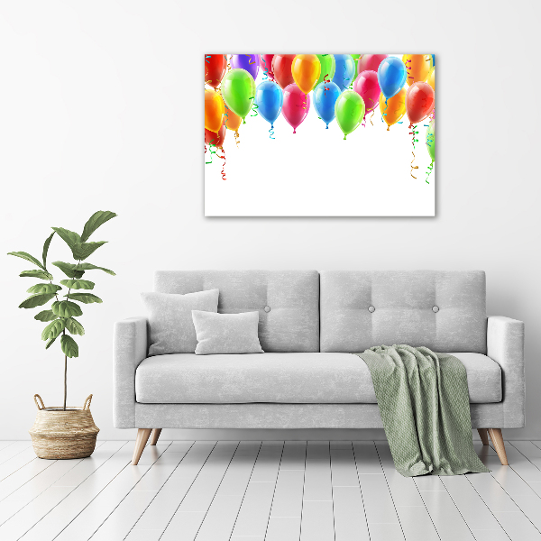 Wandbild Bunte Luftballons