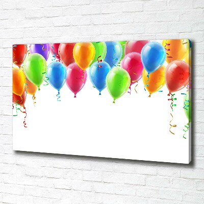 Wandbild Bunte Luftballons