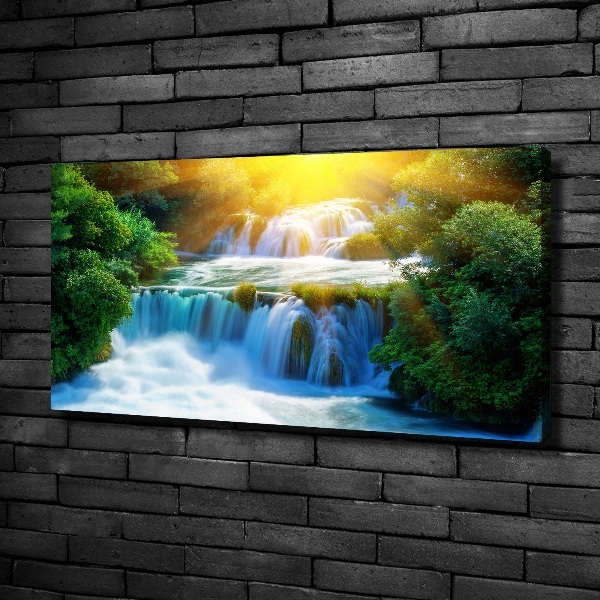 Wandbild Krka-Wasserfall