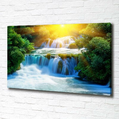 Wandbild Krka-Wasserfall