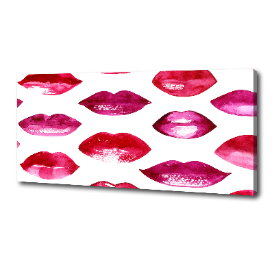 Wandbild Rote Lippen