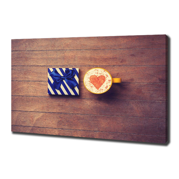 Fotobild Kaffee und ein Geschenk