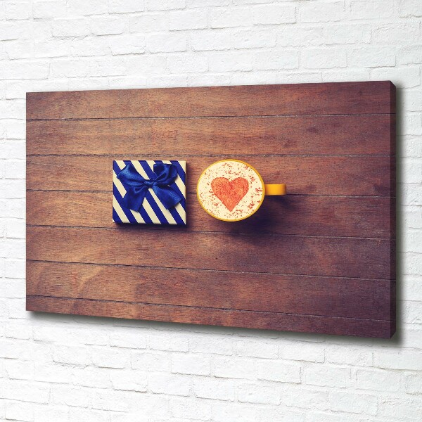 Fotobild Kaffee und ein Geschenk