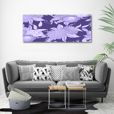 Bild auf leinwand Blumenmuster